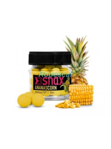 Momeală de cârlig D SNAX POP / Porumb-Ananas 5,5 mm.- Delphin